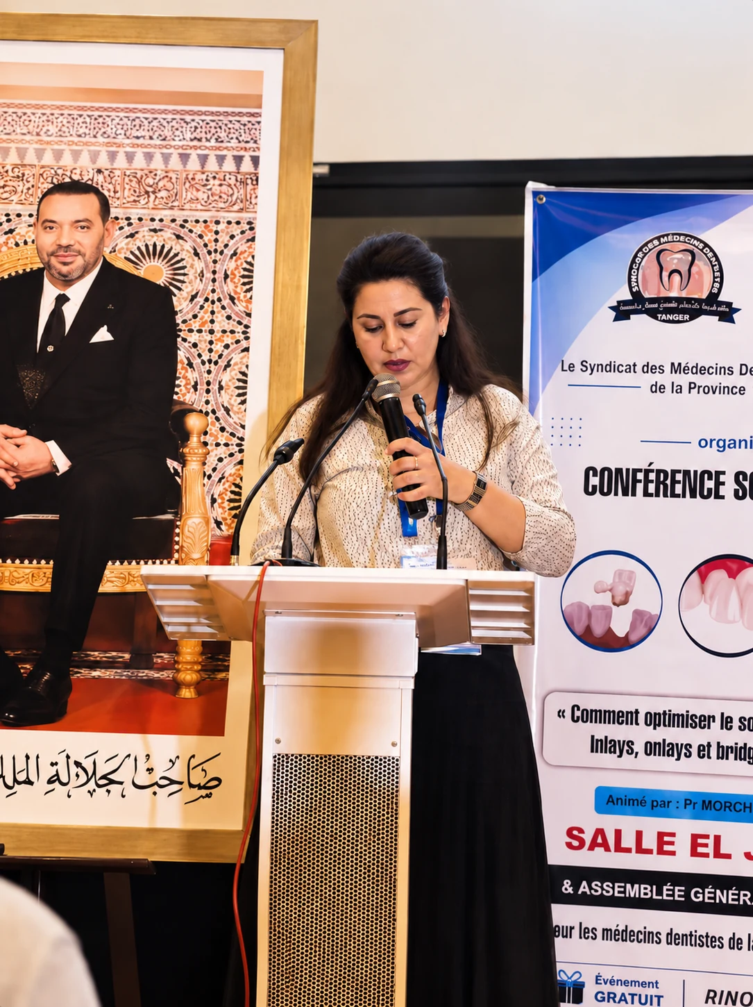 Dr Soumaya lors d’une conférence