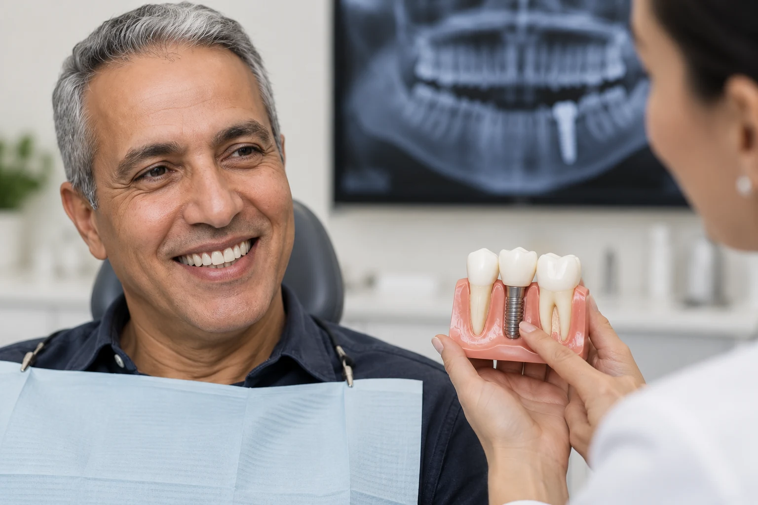 Implant dentaire posé avec succès à Smile's Centre, El Jadida